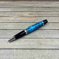 Image 6 of Turquoise Teal Alder Pinecone Sierra Style Twist Pen