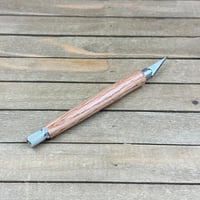 Image 9 of Handcrafted Red Oak Hobby Scalpel and Craft Knife