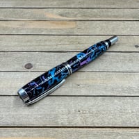 Image 9 of Confetti Resin Rollerball Pen, Handmade Junior Gentleman Style