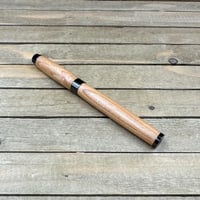 Image 7 of Handcrafted Virginia Cherry Fountain Pen with Gunmetal Hardware 