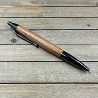 Image 1 of Gunmetal and Bradford Pear Click Pen, Clicker Style Pen with Parker Refill