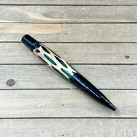 Image 9 of Cast Cholla Cactus Skeleton in Green and Black Resin