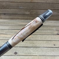 Image 7 of Rainbow Trout Pen on Curly Maple Wood