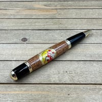 Image 9 of Handmade Mesquite Wood Ballpoint Pen Cast with La Gloria Cubana Cigar Label
