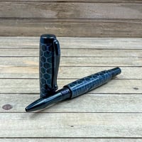Image 10 of Knurled Rollerball Pen made with 3D Printed Honeycomb