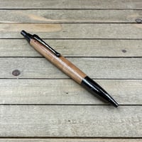 Image 2 of Gunmetal and Bradford Pear Click Pen, Clicker Style Pen with Parker Refill