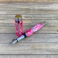 Image 10 of Large Alder Pinecone Fountain Pen with Medium Nib
