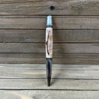 Image 9 of Rainbow Trout Pen on Curly Maple Wood
