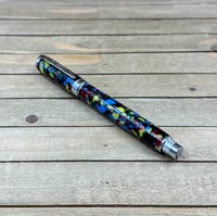 Image 2 of Fine Nib Handcrafted Starry Night Fountain Pen