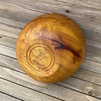Image 10 of Hand Turned Mulberry Wood Bowl, Reclaimed West Texas Decor