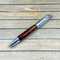 Image 3 of Handcrafted Black Walnut Revolver Pen Themed Wild West Six Shooter Ballpoint