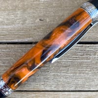 Image 2 of Spooky Halloween Inspired Red and Black Ballpoint Pen