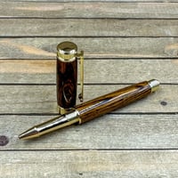 Image 1 of Handcrafted Mexican Bocote Wood Rollerball Pen 
