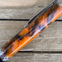 Image 3 of Spooky Halloween Inspired Red and Black Ballpoint Pen