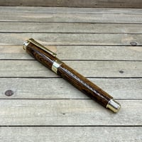 Image 2 of Handcrafted Mexican Bocote Wood Rollerball Pen 