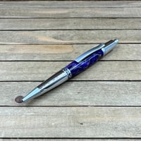 Image 2 of Handmade Purple Resin Click Pen