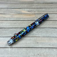 Image 5 of Fine Nib Handcrafted Starry Night Fountain Pen