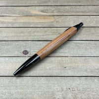 Image 6 of Gunmetal and Bradford Pear Click Pen, Clicker Style Pen with Parker Refill