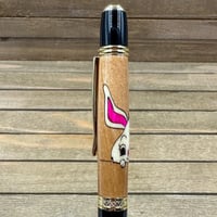Image 5 of Easter Bunny Ambrosia Maple Pen: Handcrafted Laser Inlay Gift