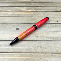 Image 4 of Red, Orange, and Yellow Fire Cigar Style Ballpoint Pen