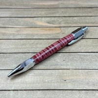 Image 5 of Heavy Duty Sketch Pencil in Red Dyed Curly Maple, Thick 2mm Lead Pencil