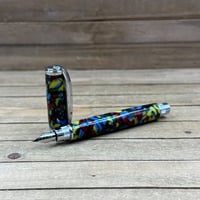 Image 7 of Fine Nib Handcrafted Starry Night Fountain Pen