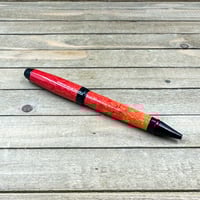 Image 5 of Red, Orange, and Yellow Fire Cigar Style Ballpoint Pen