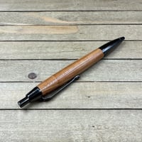 Image 8 of Gunmetal and Bradford Pear Click Pen, Clicker Style Pen with Parker Refill