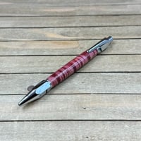Image 6 of Heavy Duty Sketch Pencil in Red Dyed Curly Maple, Thick 2mm Lead Pencil