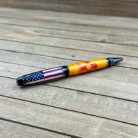 Image 6 of Weathered New Mexico and USA Flag Cigar Style Ballpoint Pen