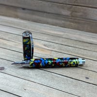 Image 9 of Fine Nib Handcrafted Starry Night Fountain Pen