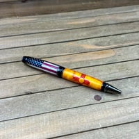 Image 7 of Weathered New Mexico and USA Flag Cigar Style Ballpoint Pen