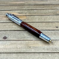Image 9 of Handcrafted Black Walnut Revolver Pen Themed Wild West Six Shooter Ballpoint