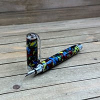 Image 10 of Fine Nib Handcrafted Starry Night Fountain Pen