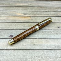 Image 6 of Handcrafted Mexican Bocote Wood Rollerball Pen 
