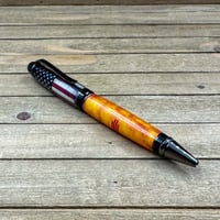 Image 9 of Weathered New Mexico and USA Flag Cigar Style Ballpoint Pen