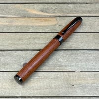 Image 5 of Exotic Sapele Mahogany Wood Introductory Rollerball Pen