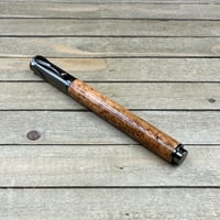 Image 2 of Handmade Virginia Cherry Burl Wood Rollerball Pen with Magnetic Cap