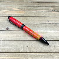 Image 10 of Red, Orange, and Yellow Fire Cigar Style Ballpoint Pen