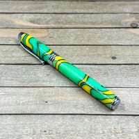 Image 2 of Lemon Lime Resin and Chrome Introductory Rollerball Pen