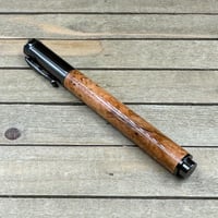 Image 3 of Handmade Virginia Cherry Burl Wood Rollerball Pen with Magnetic Cap