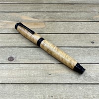 Image 3 of Black Locust Burl Virage Style Rollerball Pen