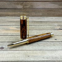 Image 10 of Handcrafted Mexican Bocote Wood Rollerball Pen 