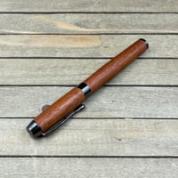 Image 8 of Exotic Sapele Mahogany Wood Introductory Rollerball Pen