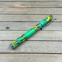 Image 5 of Lemon Lime Resin and Chrome Introductory Rollerball Pen