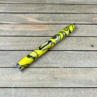 Image 3 of Yellow and Gold Resin Introductory Rollerball Pen