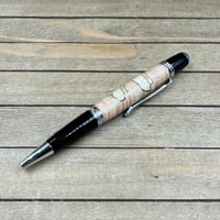 Image 3 of Handcrafted Golden Doodle Inlay Ballpoint Pen