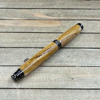Image 7 of Handmade Redbud Wood Rollerball Pen in Dark Gunmetal