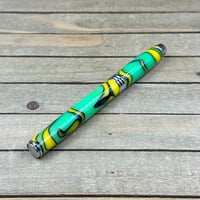 Image 7 of Lemon Lime Resin and Chrome Introductory Rollerball Pen