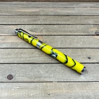 Image 4 of Yellow and Gold Resin Introductory Rollerball Pen